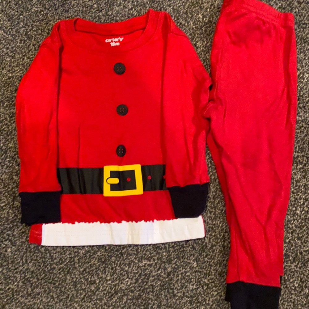 18M Carter’s Santa pajamas